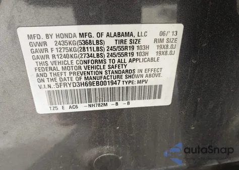 2014 Acura Mdx Technology Pkg W/Entertainment Pkg z USA, uszkodzony, nr VIN 5FRYD3H69EB001947